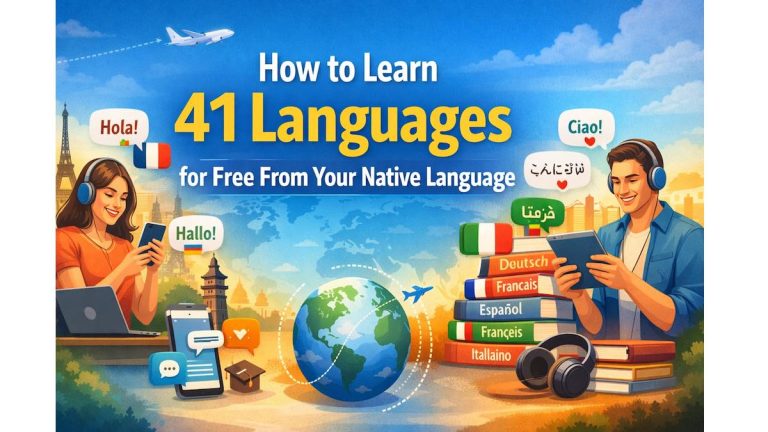 How to Learn 41 Languages for Free From Your Native Language
