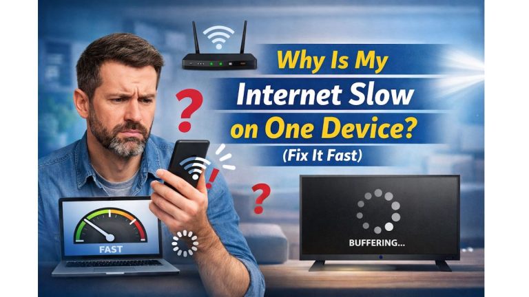 Why Is My Internet Slow on One Device? (Fix It Fast)