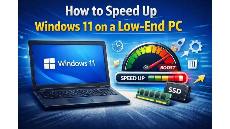 How to Speed Up Windows 11 on a Low-End PC (2026 Guide)