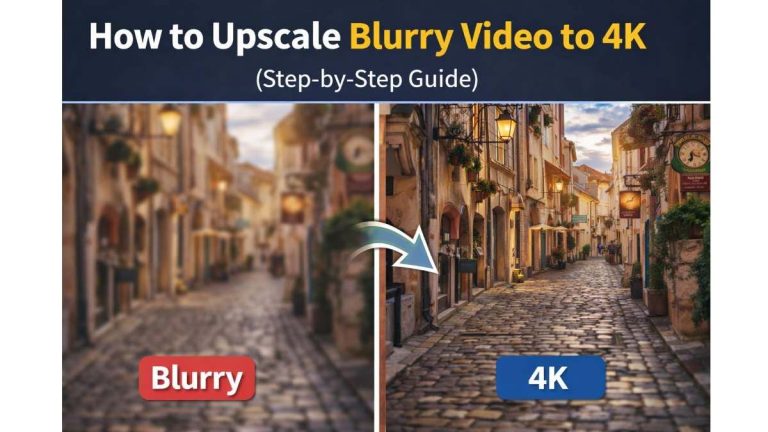How to Upscale Blurry Video to 4K (Step-by-Step Guide)