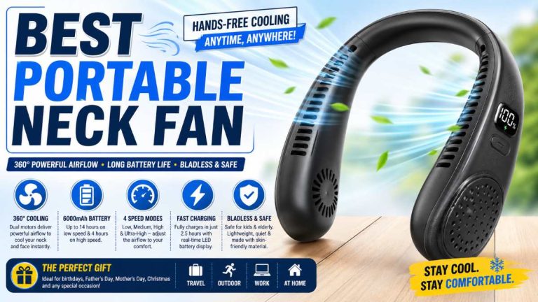 Best Portable Neck Fan (2026 Guide)