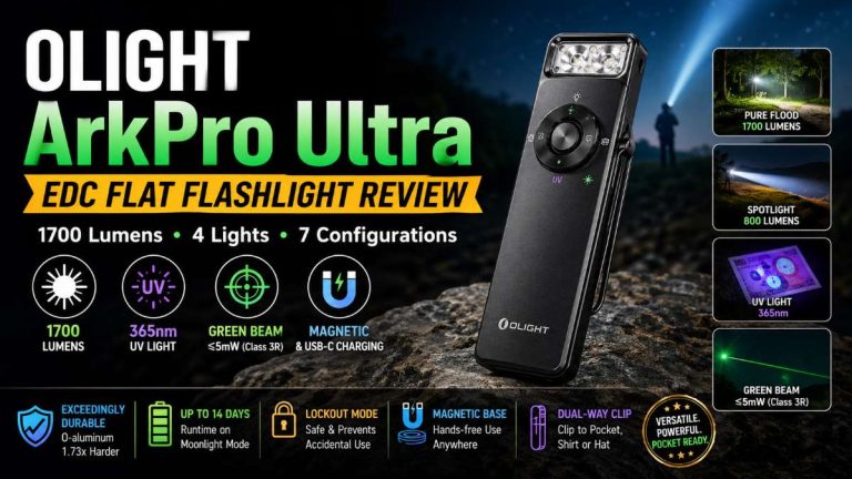 OLIGHT ArkPro Ultra EDC Flashlight Review (2026)