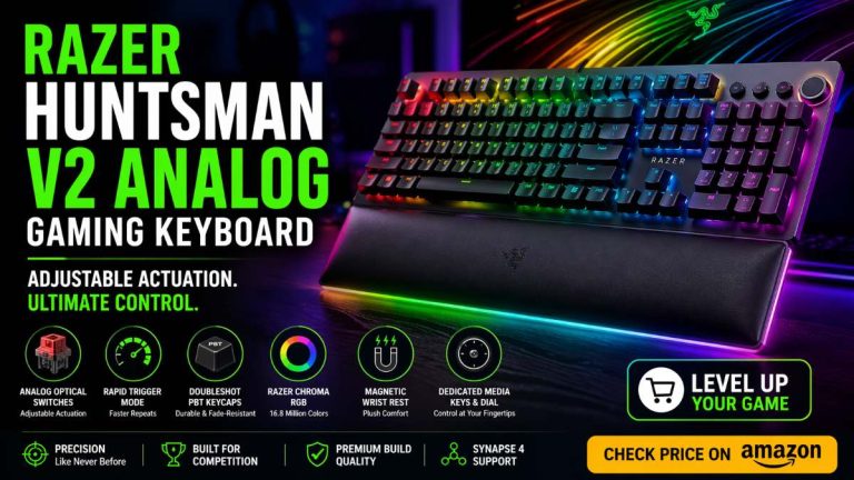 Razer Huntsman V2 Analog Keyboard Review: Is It Worth It?