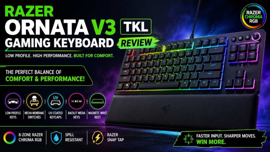 Razer Ornata V3 TKL Gaming Keyboard Review
