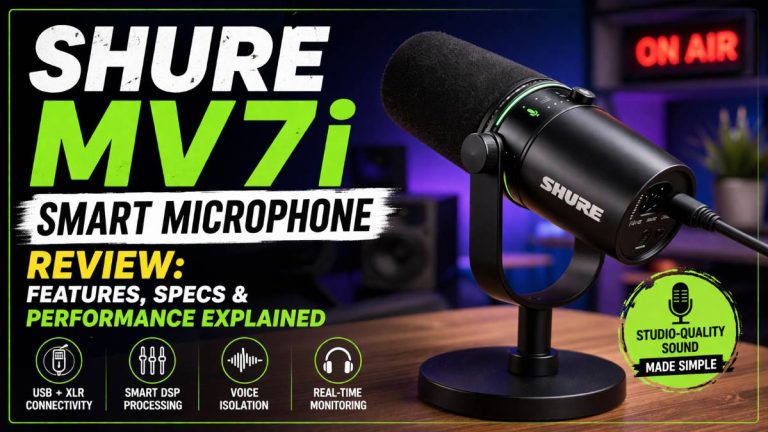 Shure MV7i Smart Microphone Review: Features, Specs & Performance Explained