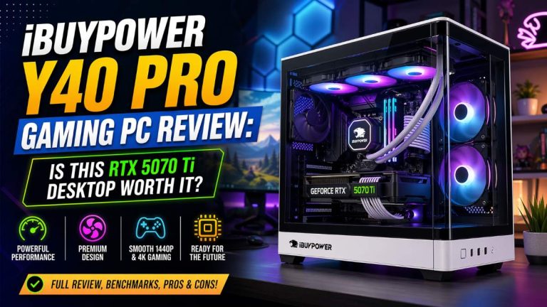 iBUYPOWER Y40 Pro Gaming PC Review (RTX 5070 Ti)