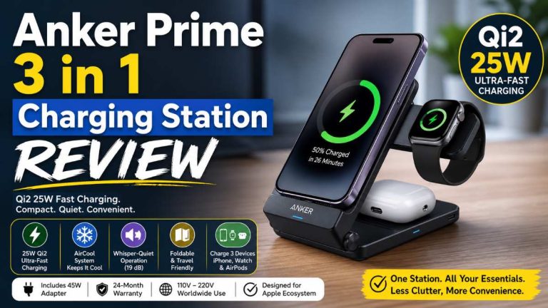 Anker Prime 3-in-1 Charging Station Review (2026)