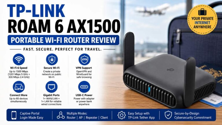 TP-Link Roam 6 AX1500 Review: Best Portable Wi-Fi Router?