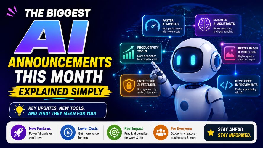 The Biggest AI Announcements This Month