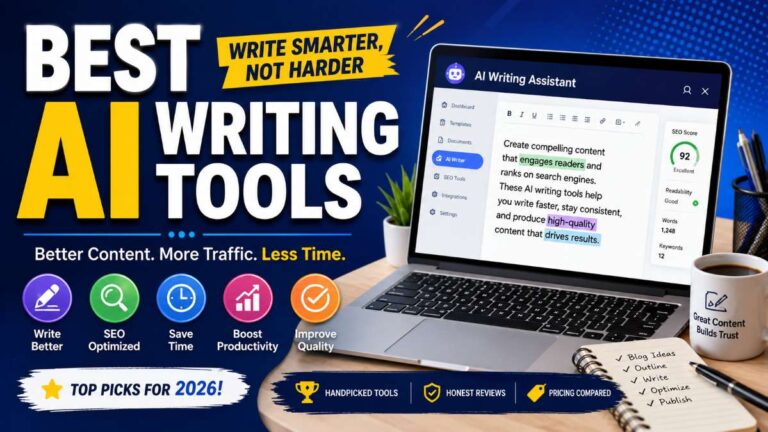 Best AI Writing Tools for Bloggers (2026): Top Picks to Write Better and Faster
