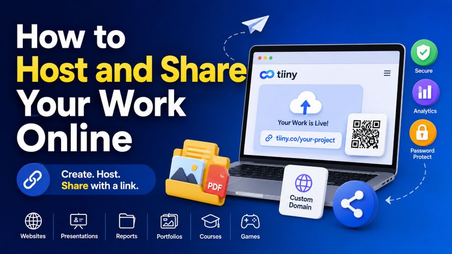 How to host and share your work online