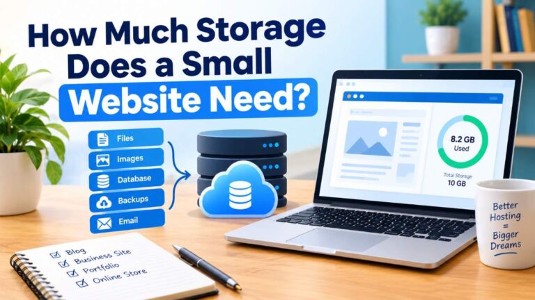 How Much Storage Does a Small Website Need?