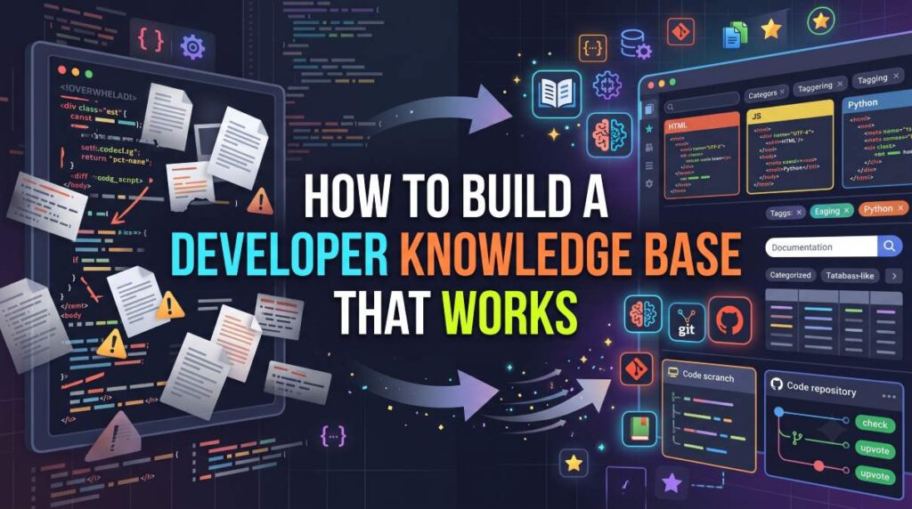 How to Build a Developer Knowledge Base That Works