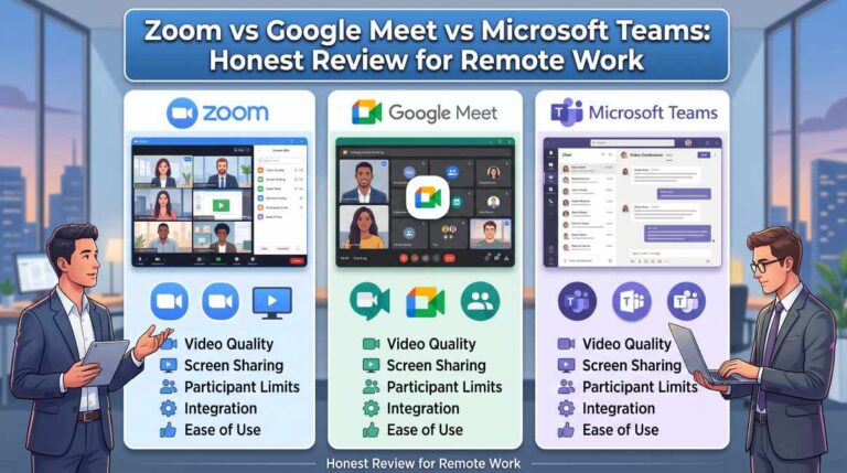 Zoom vs Google Meet vs Microsoft Teams: Honest Review for Remote Work